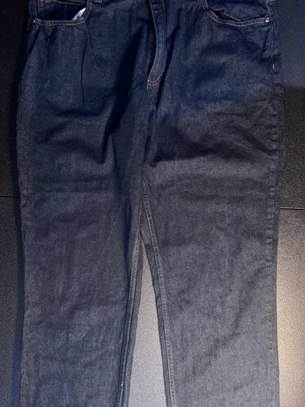 Duluth Trading Co Navy Slim-Straight Jeans